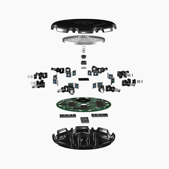 三星360度3D全景相機內含16個攝像頭 一次能拍10億像素!